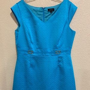 Tahari Classy Blue Dress
